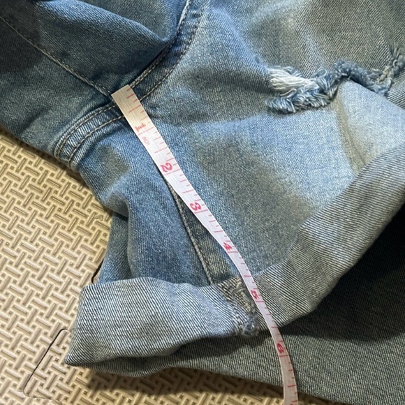 Black Label Silver Icing Girlfriend Shortfall Denim Cotton Overalls Shorts 1XL - Picture 12 of 12